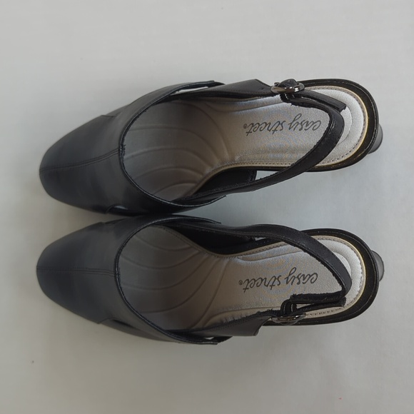 Easy Street Block Heel Formal Dressy Heels 8WW Black - Picture 11 of 16